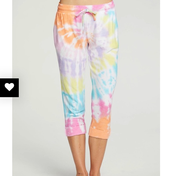 CHASER COZY KNIT CROPPED ROLL HEM JOGGER NWT - Picture 3 of 8